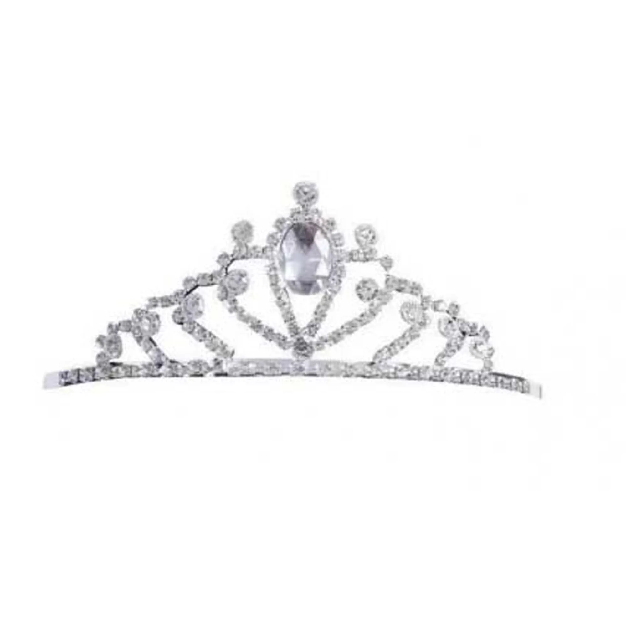 Princess Rhinestone Tiara, Assortment, 1 Count