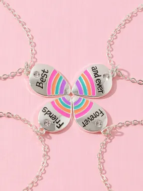 Rainbow Spear BFF Necklaces 4 in 1