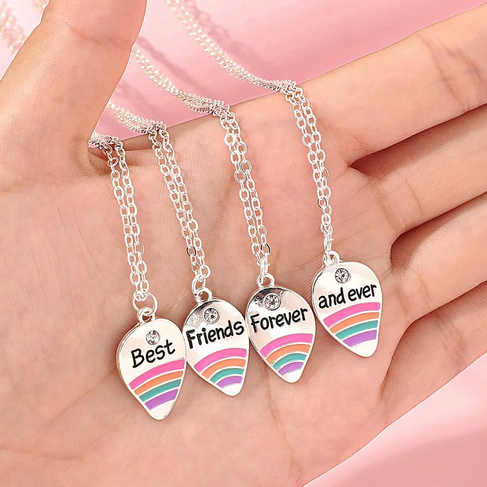 Rainbow Spear BFF Necklaces 4 in 1