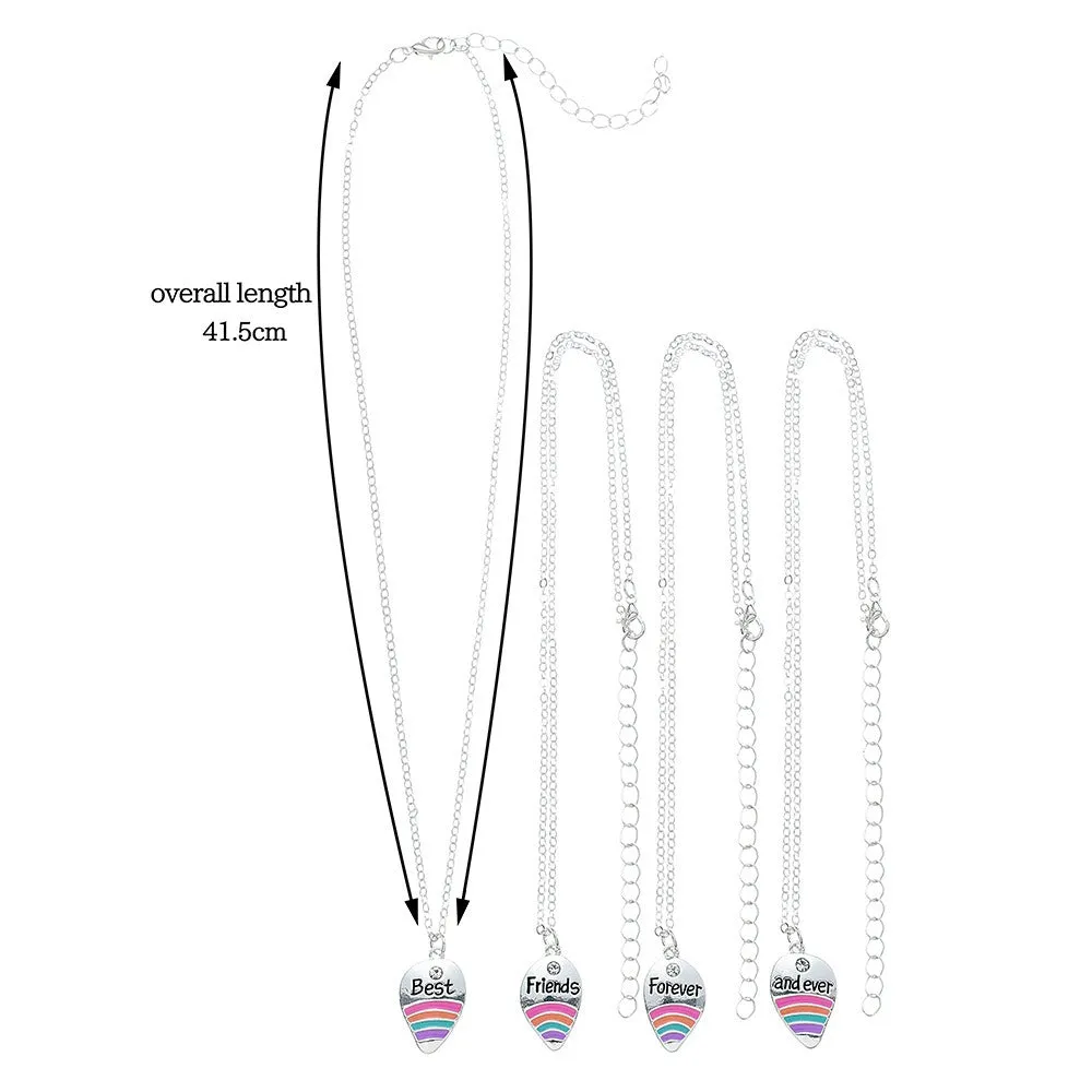 Rainbow Spear BFF Necklaces 4 in 1