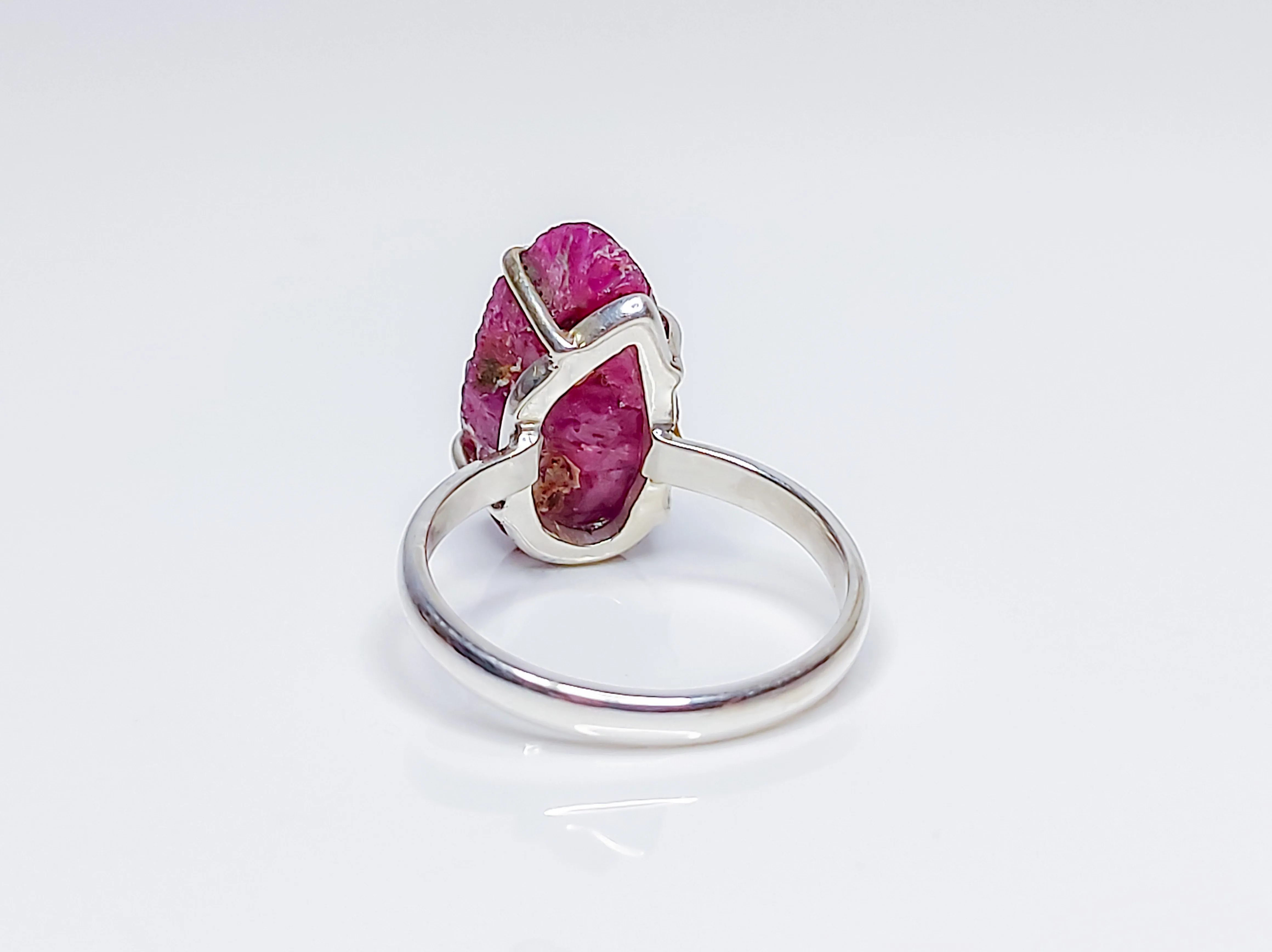 Raw Ruby Birthstone Ring