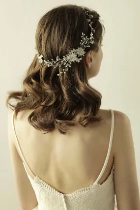 Rhinestone Flower Bridal Tiara