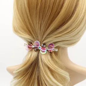 rhinestone spangle hair barrette bling hair accessory for women