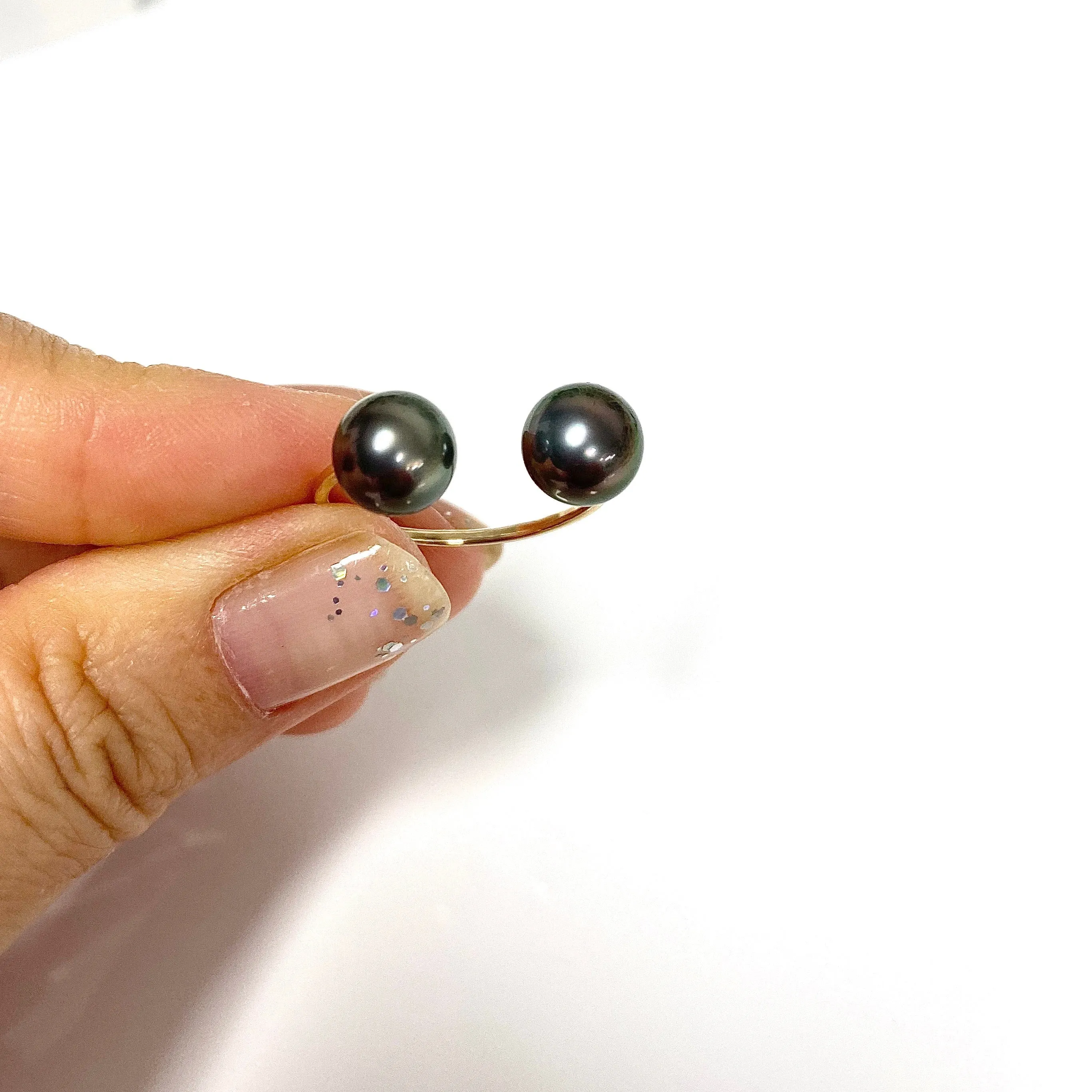 Ring ADORA - Tahitian pearls (R208)