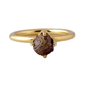 Rough Rock diamond ring