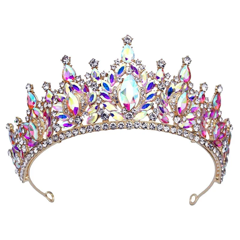 Royal Princess Queen Tiara Crowns Party Pageant Birthday Jewelry Head Accessories