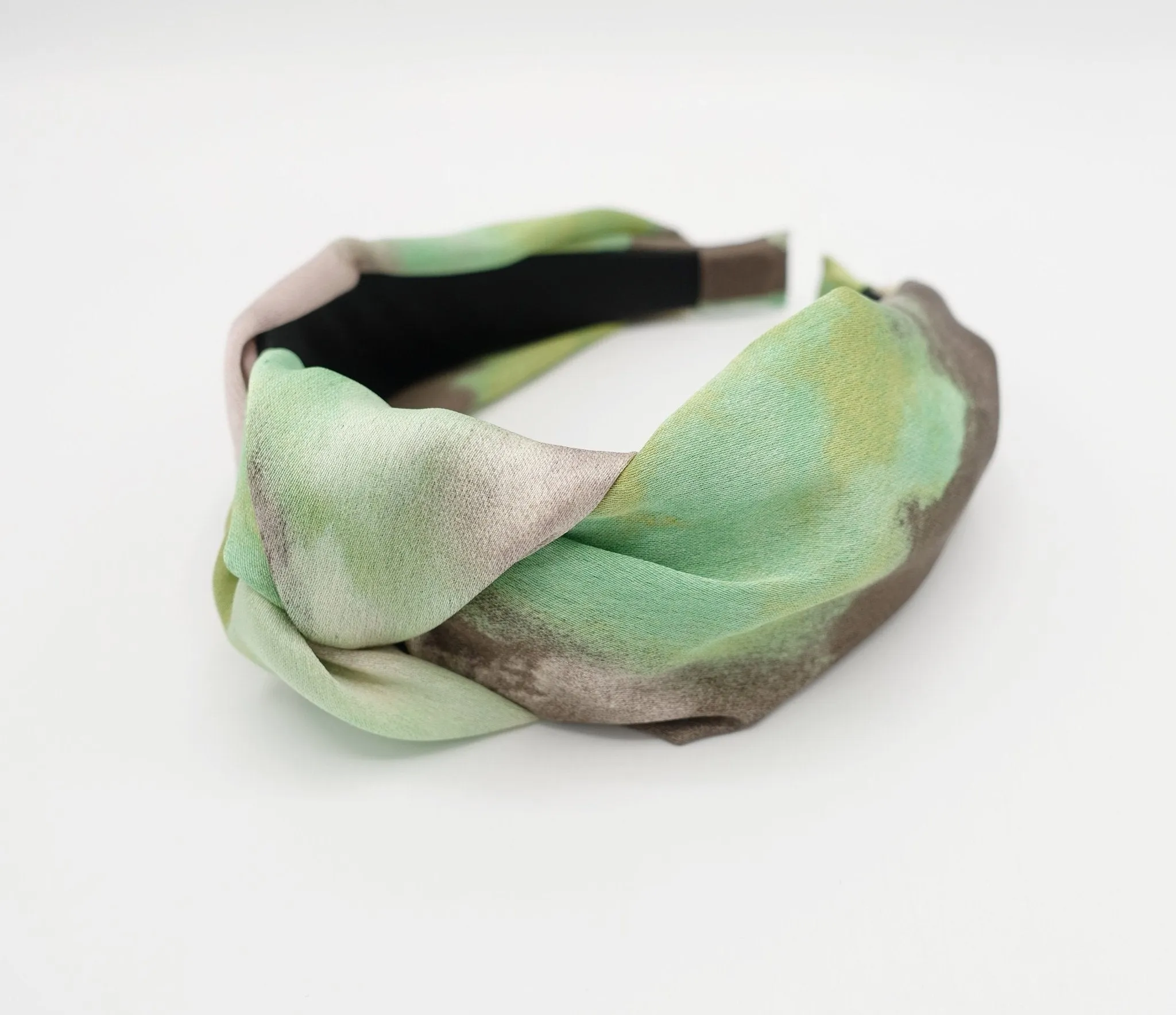 satin tie dye headband top knot hairband women hair accessory for women