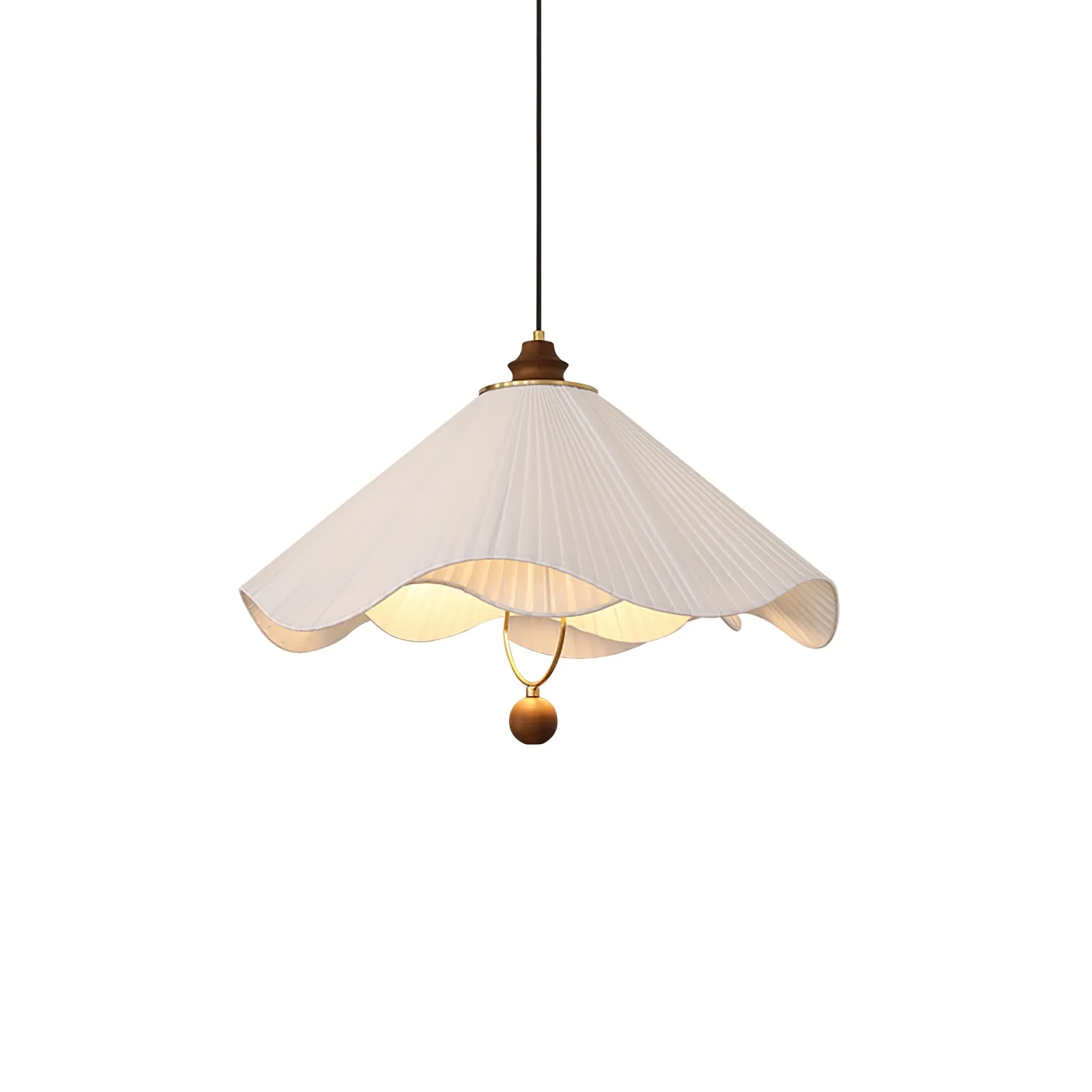 Scallop Edge Pendant Light