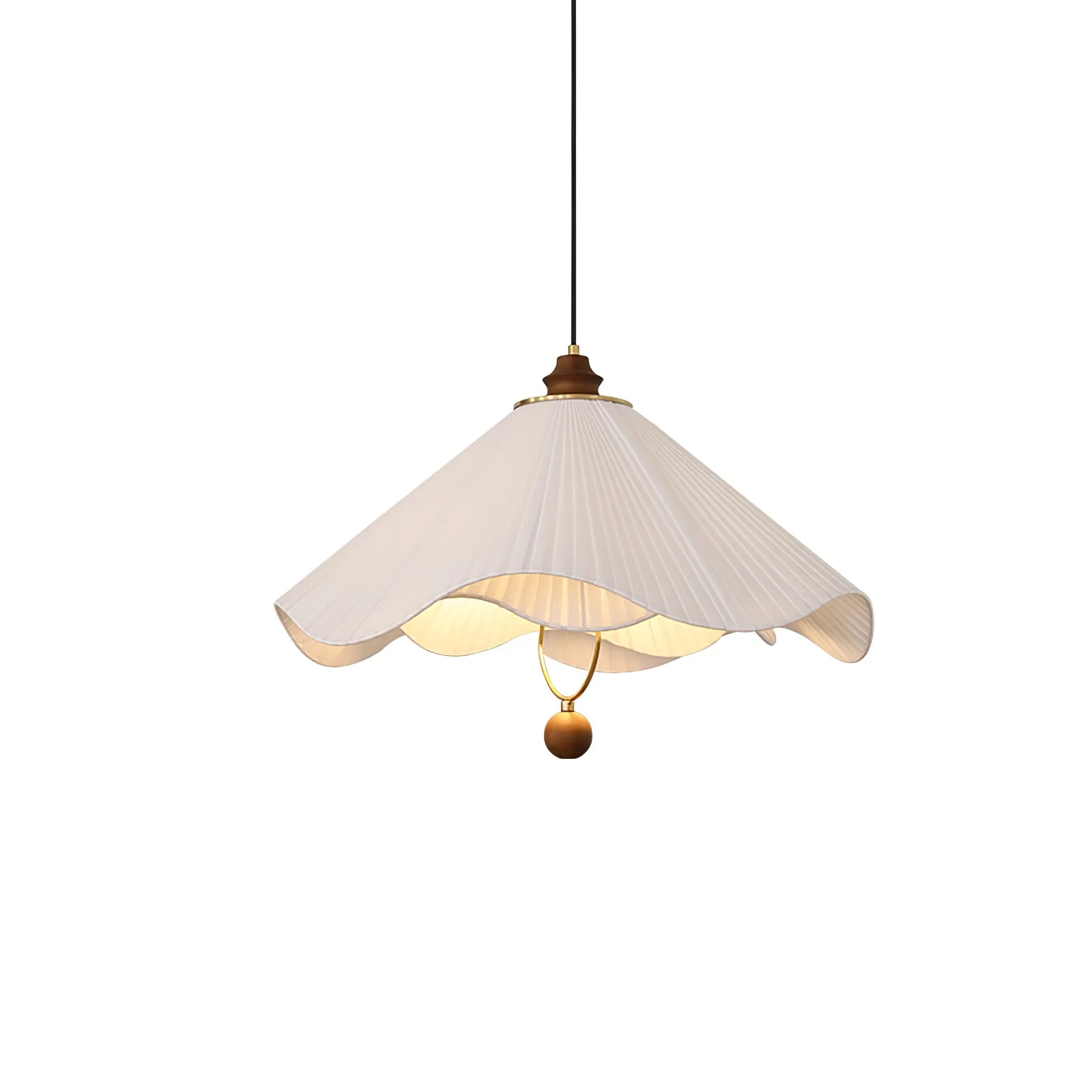 Scallop Edge Pendant Light