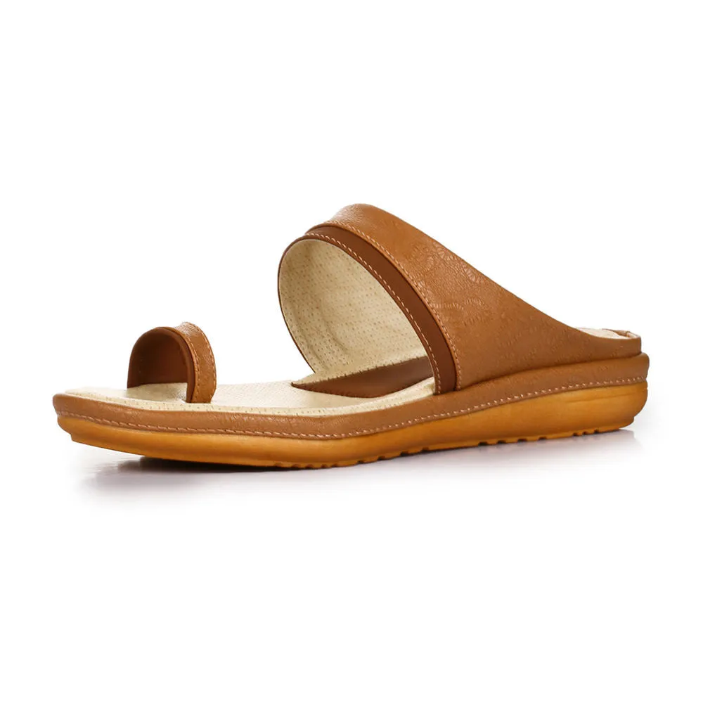 Senorita Casual (Tan) Thong Sandals For Women SHL-29 By Liberty