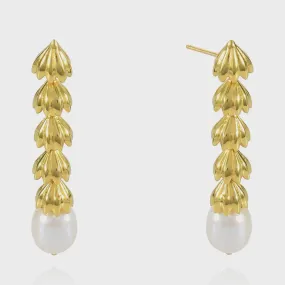 Shyla  Pearl Chandelier Earrings