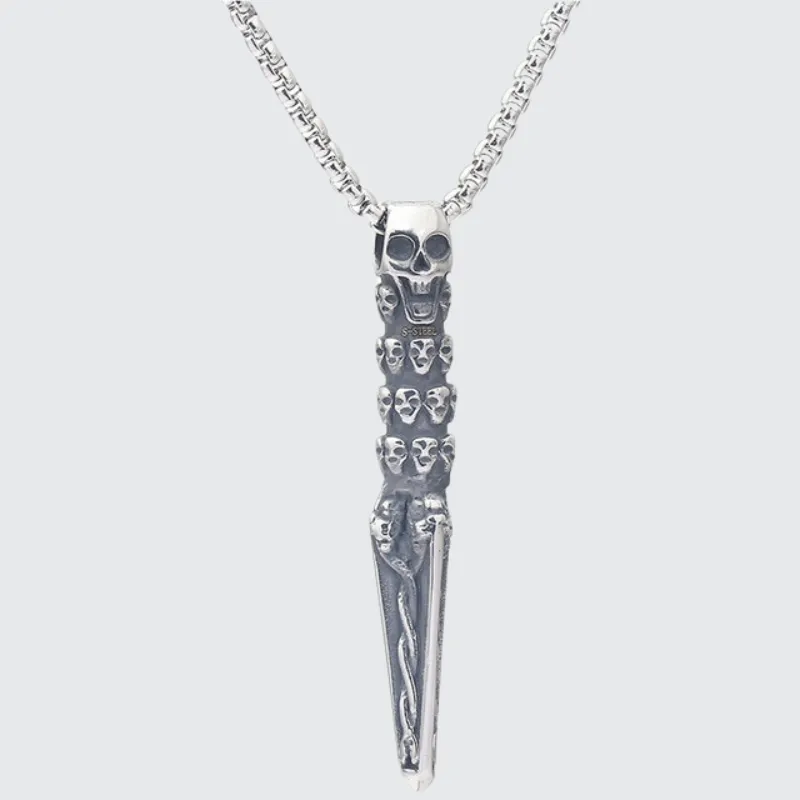 Skull Head Gothic Necklace