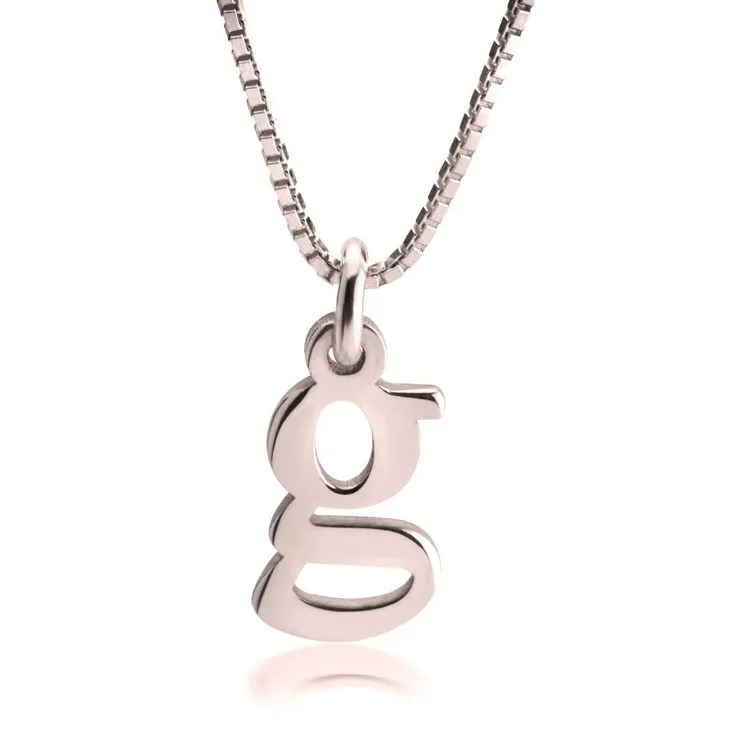 Small Initial Necklace