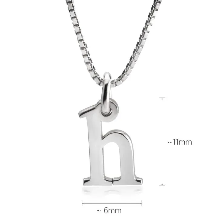 Small Initial Necklace