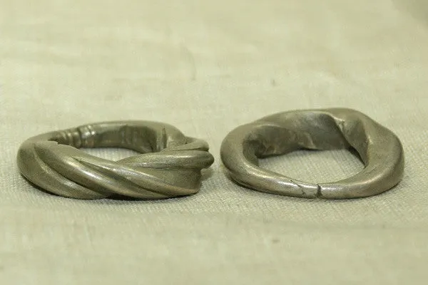 Small Twisted Antique Hair Ring from Niger