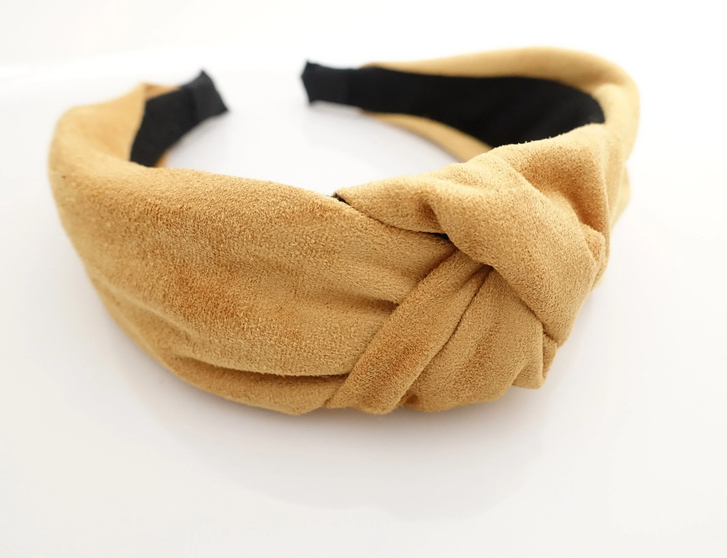 suede knotted  headband basic fashion hairband woman hair accessory