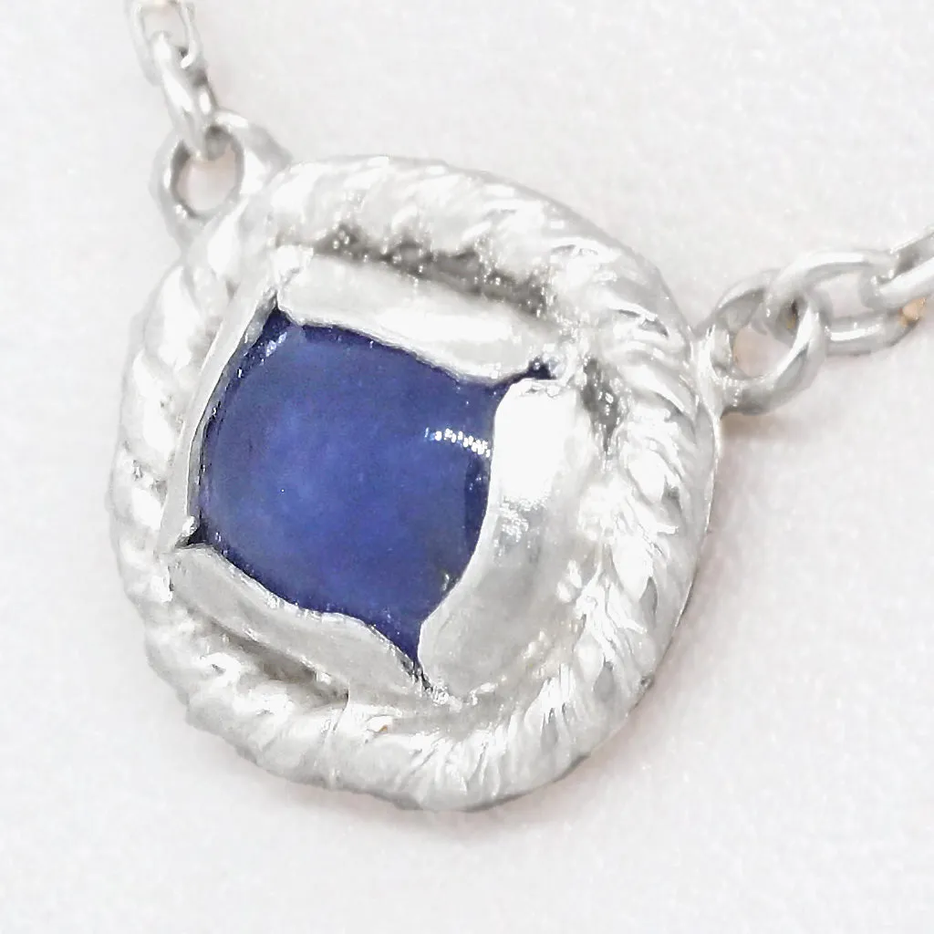 Tanzanite Cabochon  Necklace