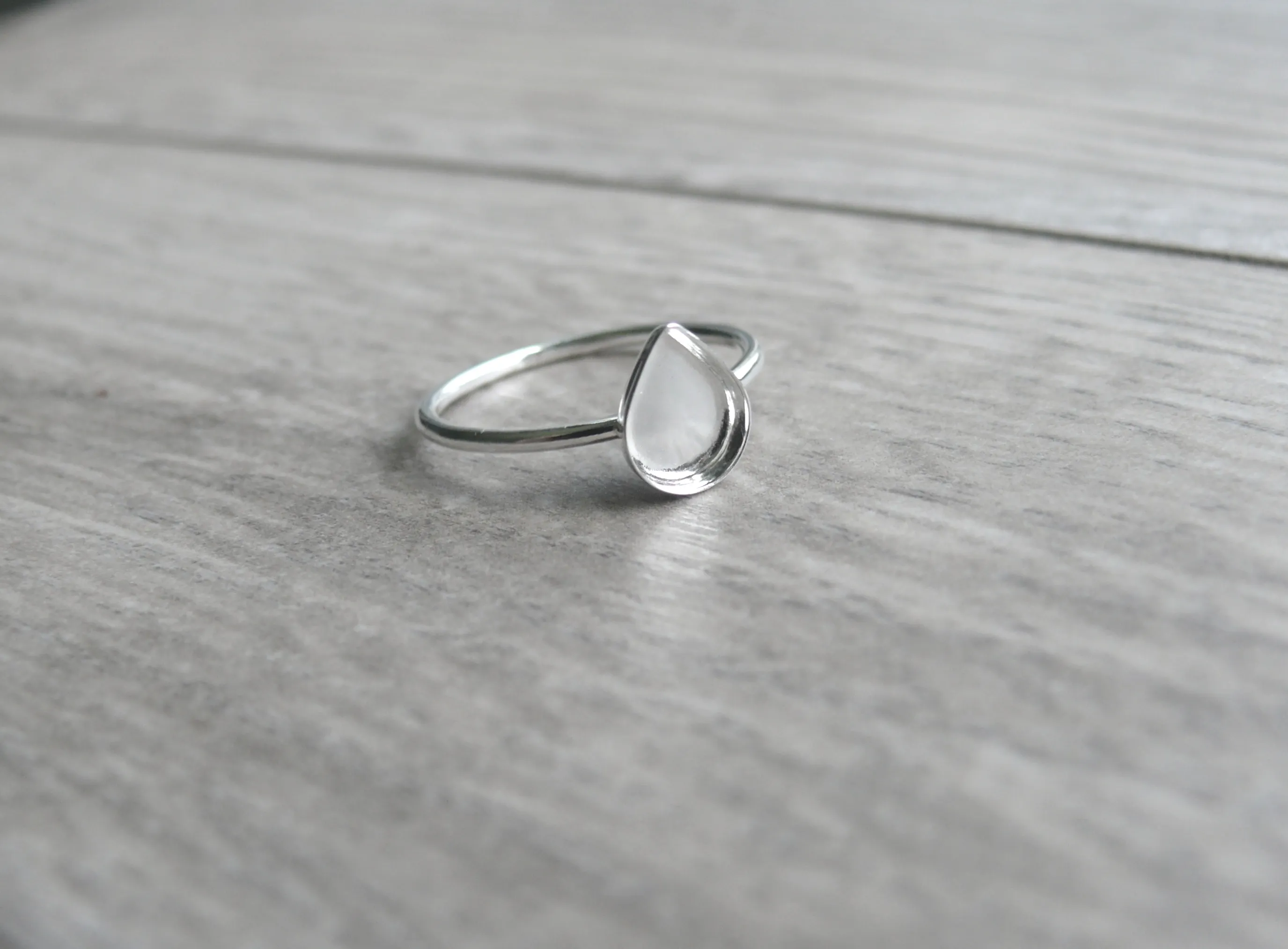 Teardrop or Pear Blank Ring Setting | 6x8, 9x13, 10x15, 13x18, 18x25