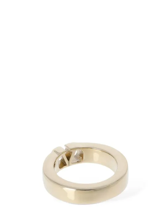 Valentino Garavani   Mini V logo signature ring 