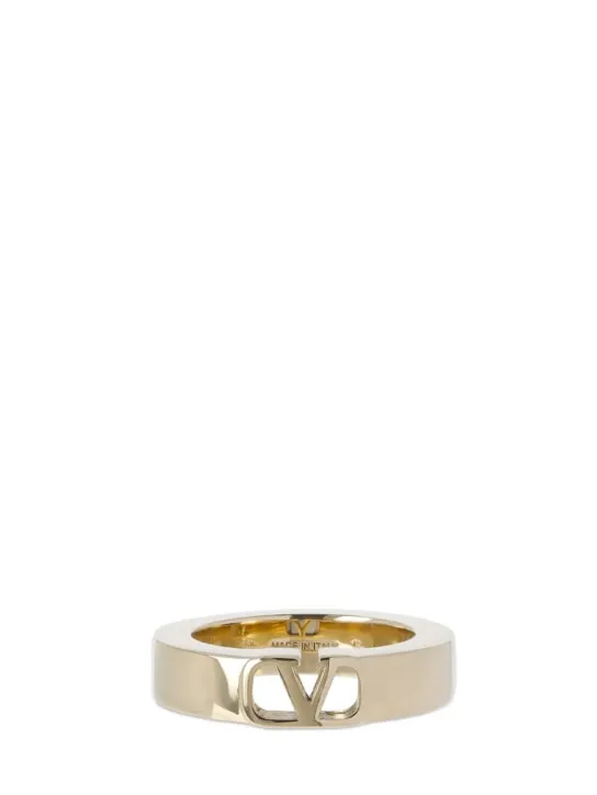 Valentino Garavani   Mini V logo signature ring 