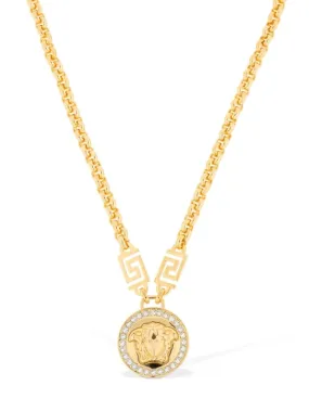 Versace   Icon medusa crystal necklace 