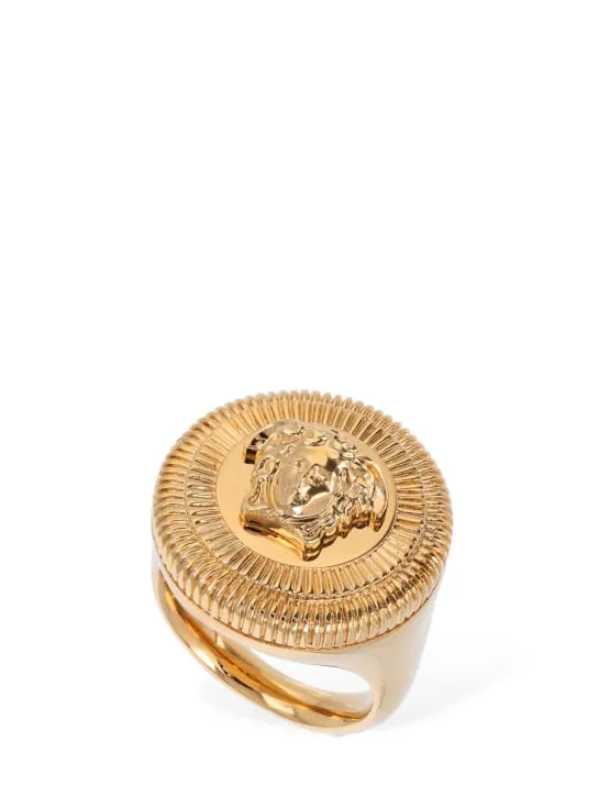 Versace   Medusa thick ring 