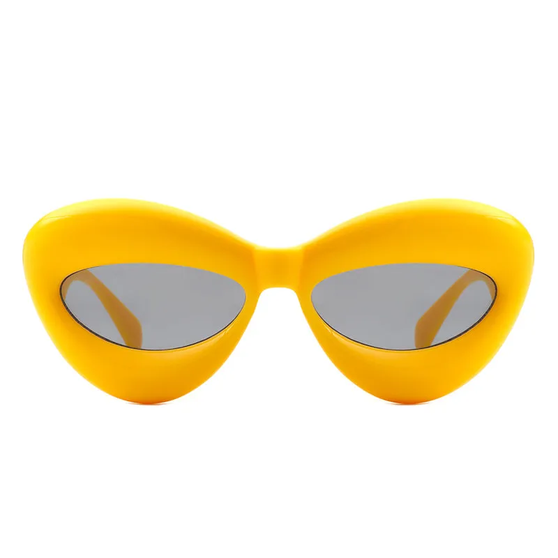 Vexa - Oversized Irregular Lips Shape Women's Sunglasses