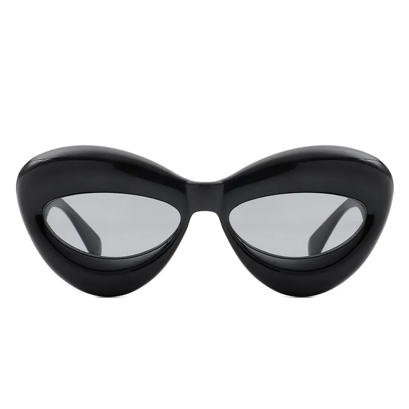 Vexa - Oversized Irregular Lips Shape Women's Sunglasses