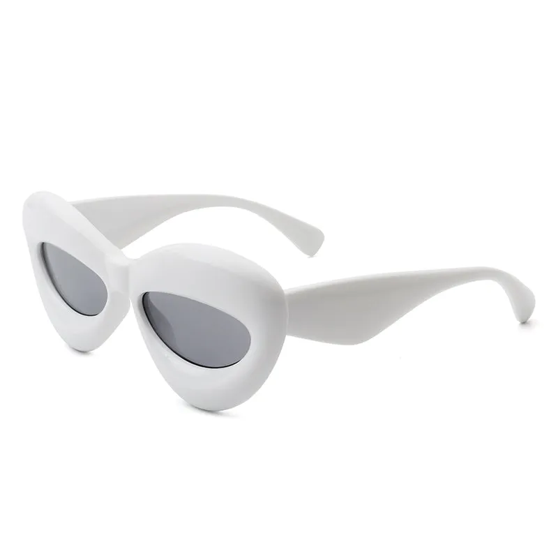 Vexa - Oversized Irregular Lips Shape Women's Sunglasses