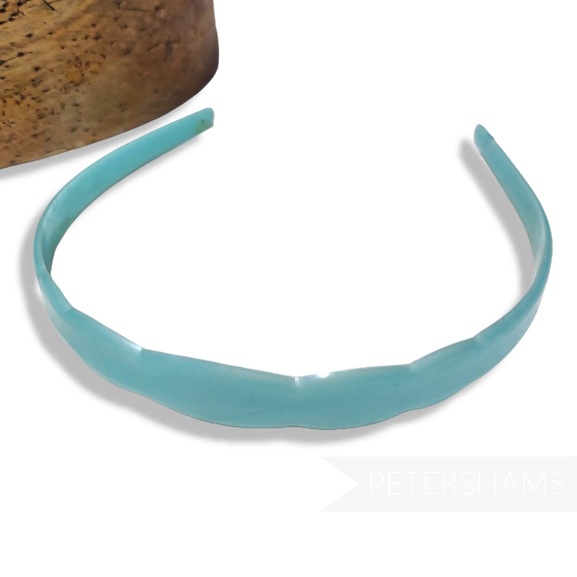 Vintage 1960's Scallop Edge Plastic Headband