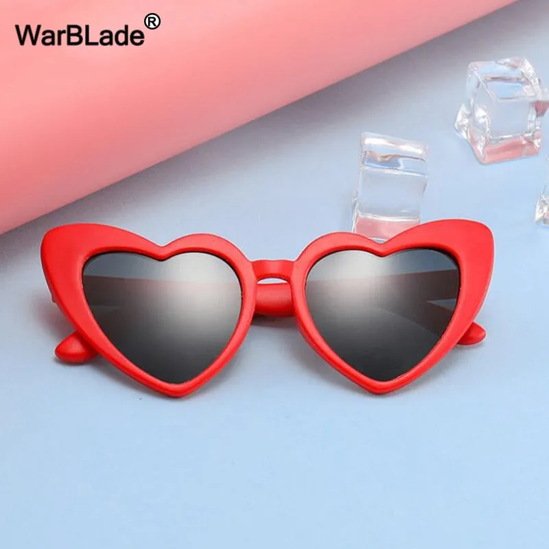 Warblade Children Sunglasses Kids Polarized Love Heart Boys Girls