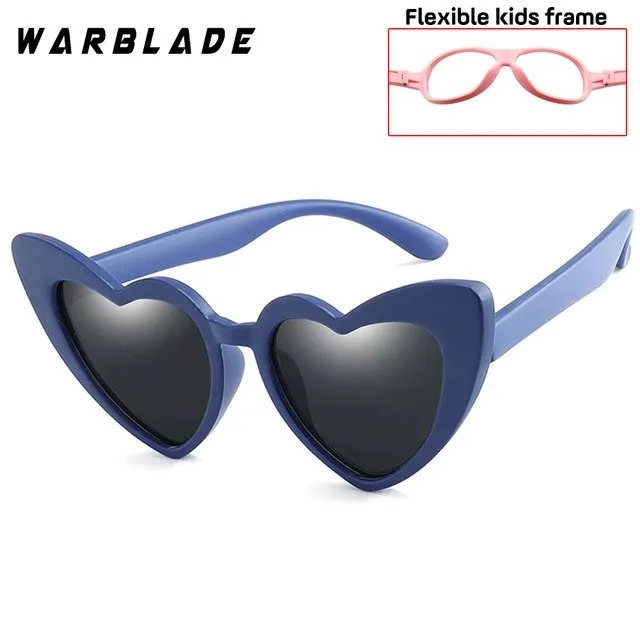 Warblade Children Sunglasses Kids Polarized Love Heart Boys Girls