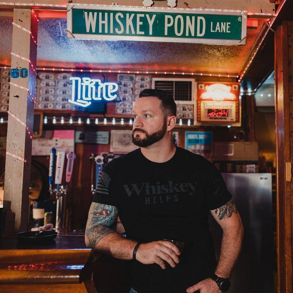 Whiskey Helps™ T-Shirt - Black