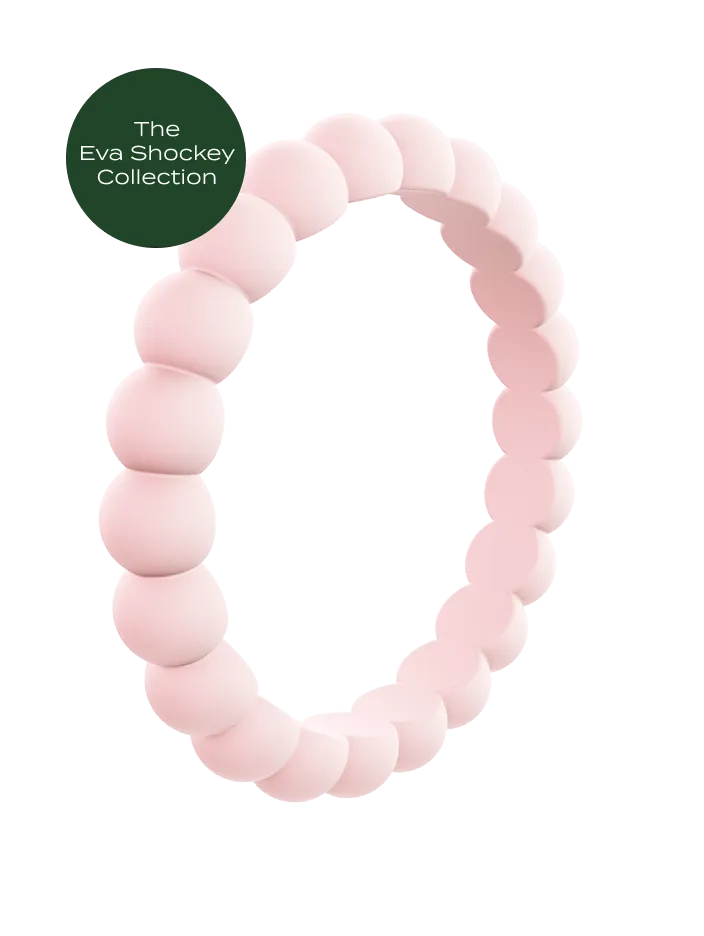 Women's Stackable Bead Silicone Ring