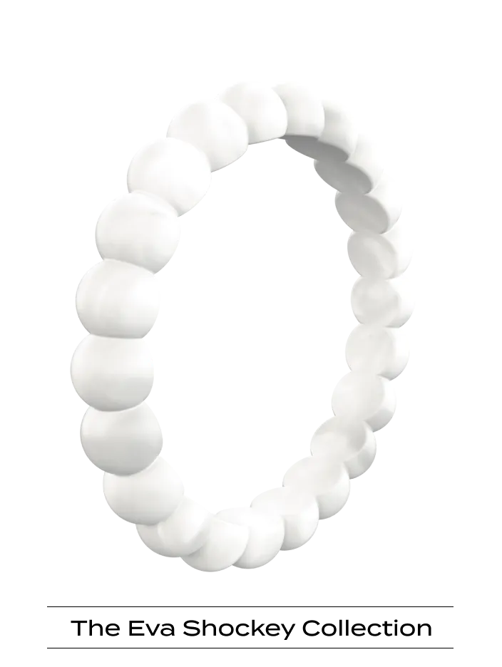 Women's Stackable Bead Silicone Ring