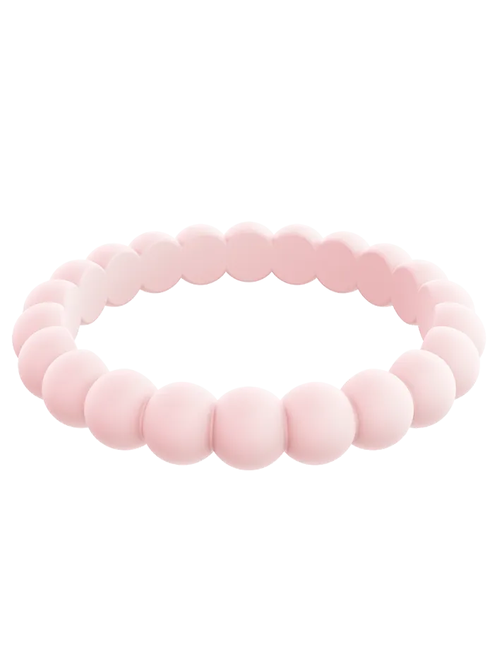 Women's Stackable Bead Silicone Ring