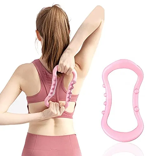 Yoga Ring Pilates Ring Magic Circle Portable Fitness Tool for Exercise Stretching Slimming Chest Thighs Arms