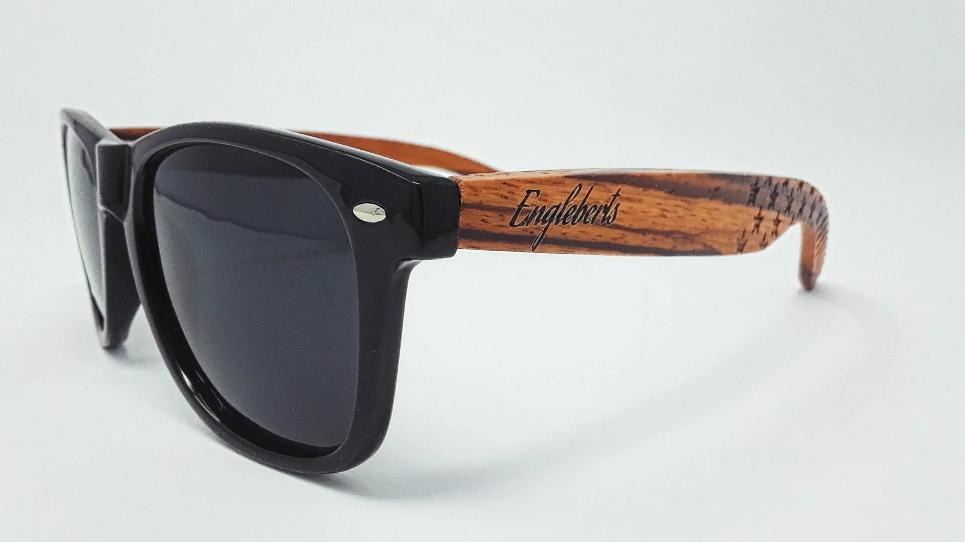 Zebrawood Stars & Bars Polarized Sunglasses