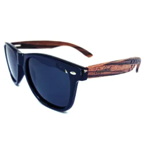 Zebrawood Stars & Bars Polarized Sunglasses